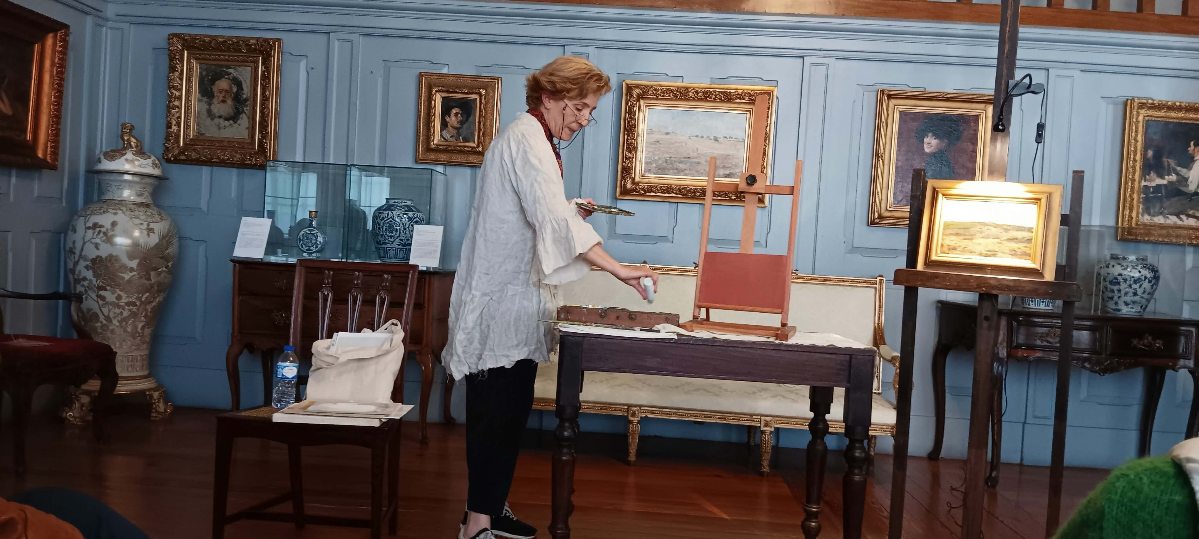 "Workshop" de Pintura - orientado por Marta Ubach (artista plástica e professora)